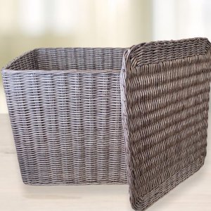 Робота Плетена коробка для зберігання речей «Класика» з кришкою