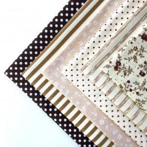 Работа Набор тканей для рукоделия, отрезы 50х40, хлопок