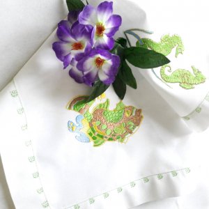 Робота Серветки "Підводний світ з водоростями і морськими ковзанах"