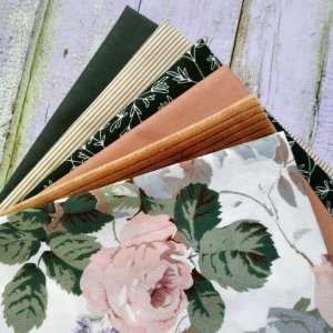 Робота Набір тканини для рукоділля з 6шт. Бавовна + вельвет