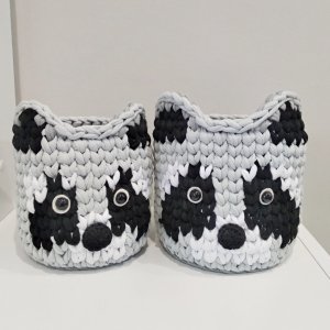 Работа Набор корзин "Еноты", 2 шт