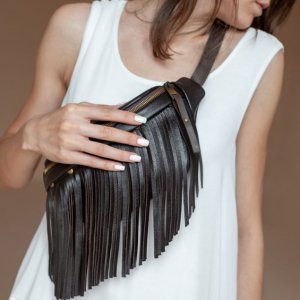 Робота Коричнева бананка Кроссбоді В Бохо Стилі