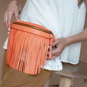 Работа Стильная Бохо Сумка с бахромой