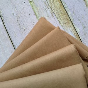 Работа Ткань хлопок для рукоделия мокко