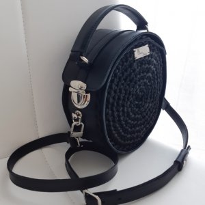 Робота Кругла сумочка "Бохо" чорна