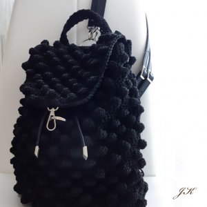 Робота Рюкзак з візерунком "шишечки" чорний