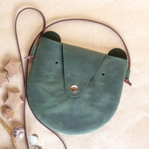 Робота Шкіряна сумочка Ведмедик