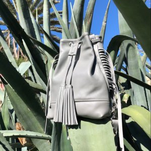 Робота Сірий Рюкзак Трансформер Зі З'ємною Бахромою