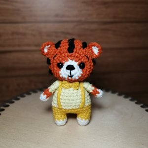 Работа Тигрёнок вязаный крючком, игрушки
