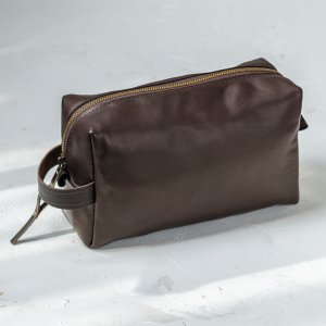 Робота Коричнева Дорожна Косметичка З Ручкою