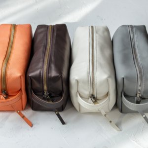 Робота Зручна Шкіряна Косметичка З Іцініалами