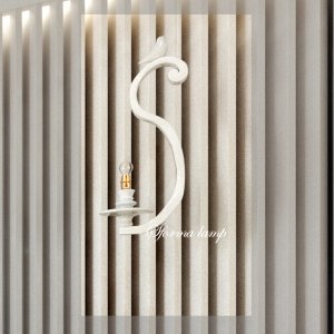 Работа Люстра-птичка подвесной белая