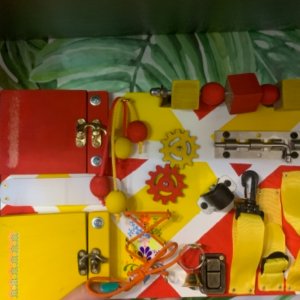 Работа Мини борд, Бизиборд, бизиборд, развивающая игрушка