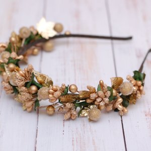 Работа Яркий золотистый обруч 