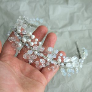 Работа Свадебная тиара "Лунный свет"