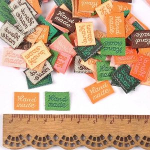 Робота Бірки тканинні Ручна робота мікс кольорів