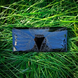 Робота Шкіряний лакований гаманець