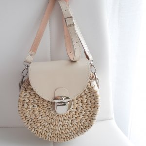 Робота Кругла сумочка "Бохо" беж