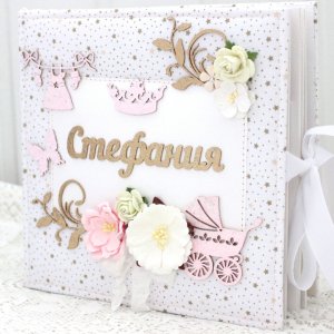 Работа Альбом для малышки на год , альбом для девочки