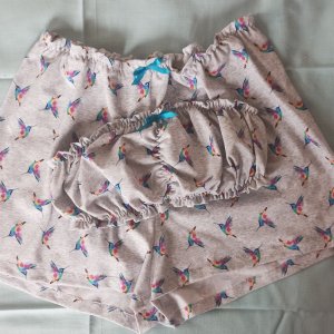 Работа Трикотажная пижама шорты и топ бандо Колибри