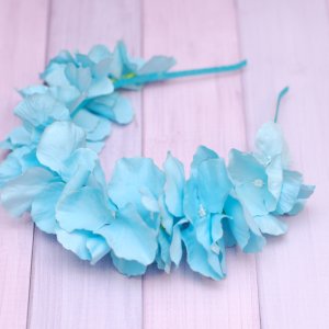 Робота Обруч ободок блакитна гортензія