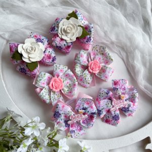 Робота Набір бантики- резинки в садік ,бантики в школу квіти 2