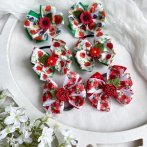 Робота Набір бантики- резинки в садік ,бантики в школу маки 3