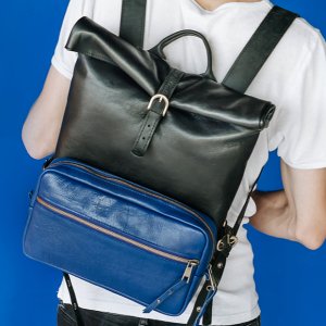 Робота Рюкзак Ролтоп З Сумкою Кишенею