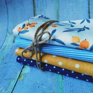 Робота Набір бавовняної тканини 4 шт. для рукоділля