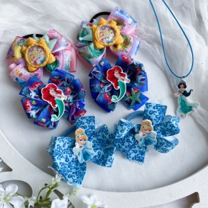 Робота Набір бантики- резинки в садік ,бантики в школу принцеси 3