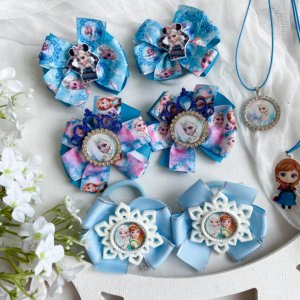 Робота Набір бантики- резинки в садік ,бантики в школу принцеси 5