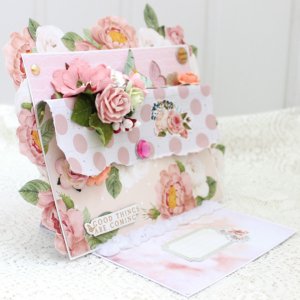 Работа Большая женская открытка ручной работы в наличии