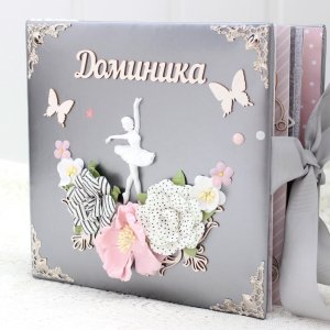 Работа Утонченный альбом ручной работы для девочки 