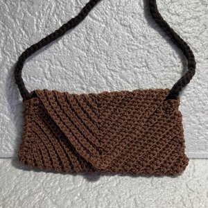 Робота сумка-клатч, шоколадного кольору.