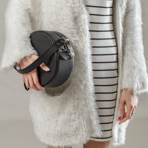 Робота Жіноча Маленька Чорна Сумка Клатч