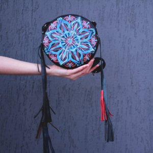 Работа Маленькая Стильная Женская Сумка с кистями