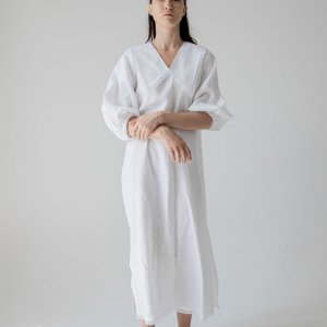 Робота Сукня вільного фасону з комірцем. Етно колекція