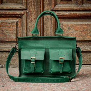 Работа Деловой мужской портфель, Кожаная сумка для документов 