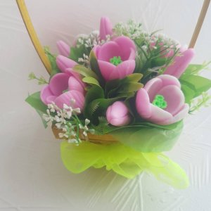 Робота Букет з милу ручної роботи  "Пахощі весни "