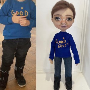 Работа Кукла мальчик кукла мальчик по фотографии