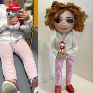 Робота Лялька замовити лялька по фотографії лялька дівчинка