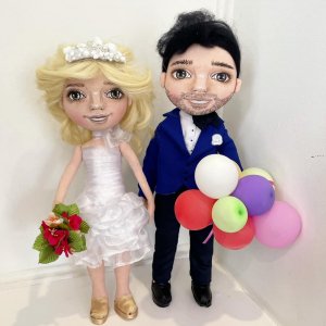 Работа Молодожены куклы куклы невесты