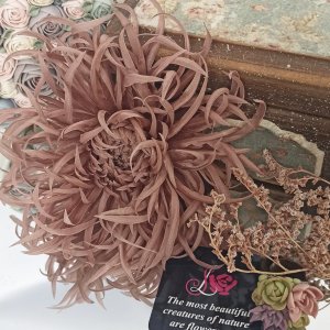 Работа Шелковая хризантема "Комплимент"