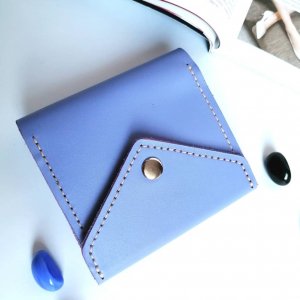 Работа Малый женский кожаный кошелек (ручная работа)