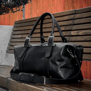 Работа Кожаная спортивная сумка, Сумка для ручной клади 