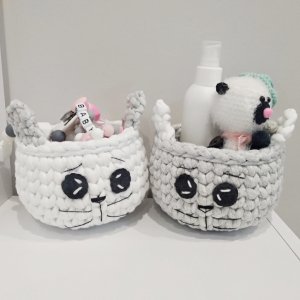 Работа Корзинка "Котик", 1 шт
