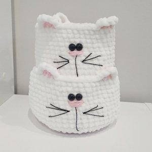 Работа Набор корзинок "Котики", 2 шт