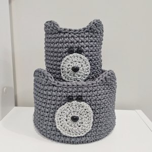 Робота Набір кошиків "Ведмедик", 2 шт