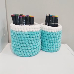 Работа Набор голубых корзин, 2 шт.