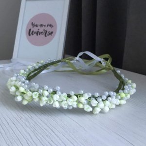 Работа Венок с ландышами